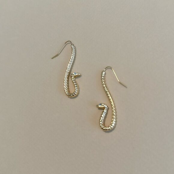 Snake earrings N1038 - Picture 3 of 4